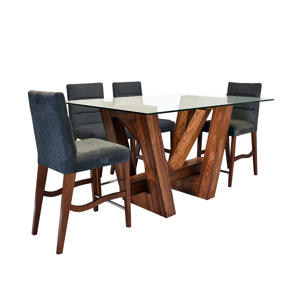 Antecomedor Sidney 6 Bancos Grises - Image 3