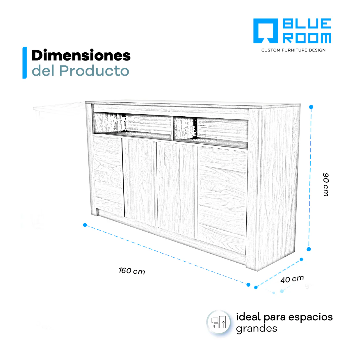 Bufetero Carvallo - Nogal - Image 10