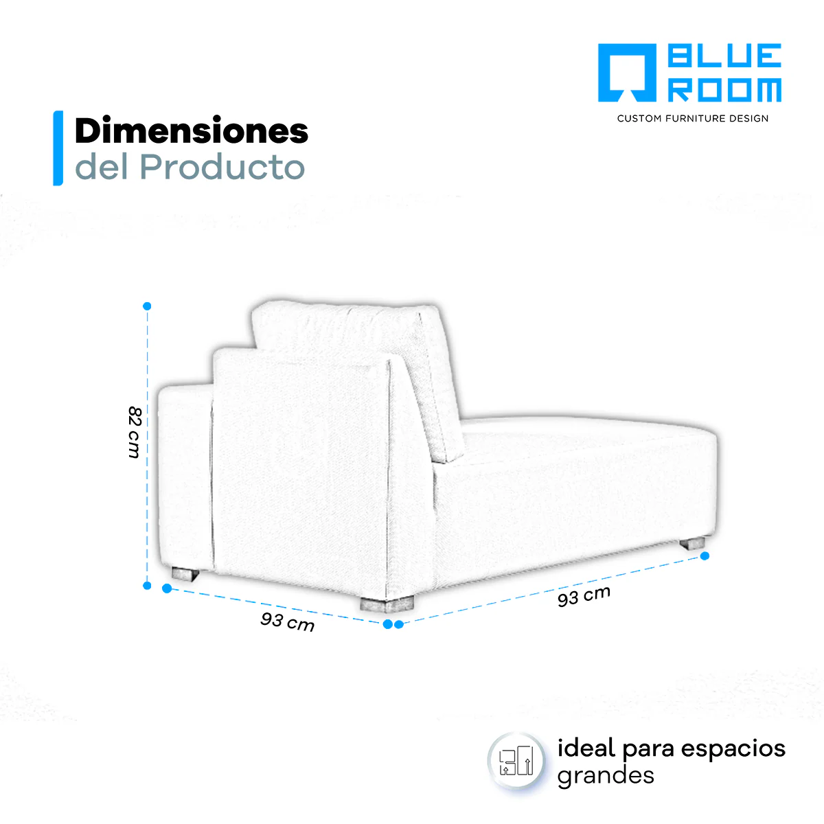 Chaise Derecho Nativo - Oslo Humo - Image 6