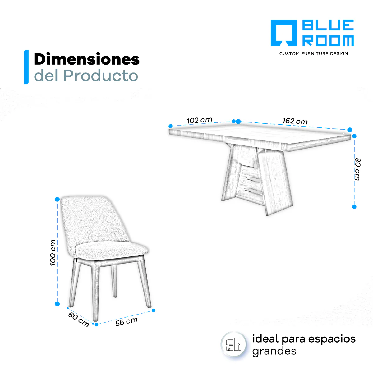 Comedor Carvallo-Nogal  6 Sillas - Image 19