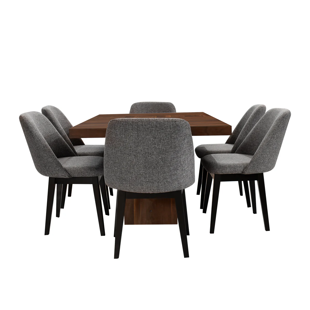 Comedor Carvallo-Nogal  6 Sillas - Image 5