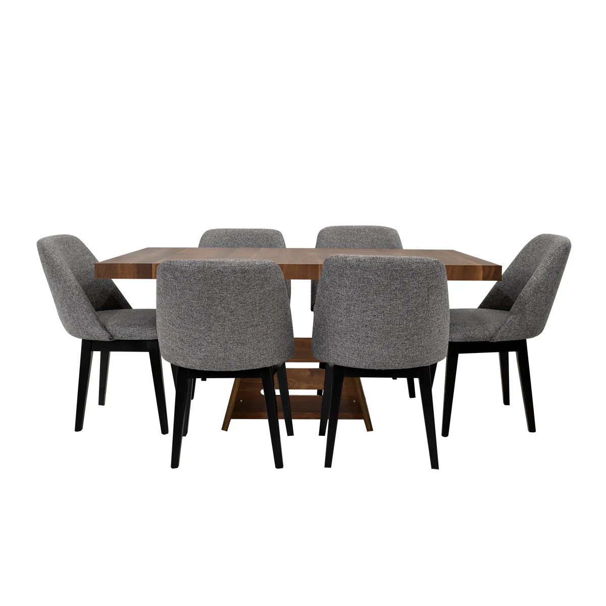 Comedor Carvallo-Nogal  6 Sillas - Image 6