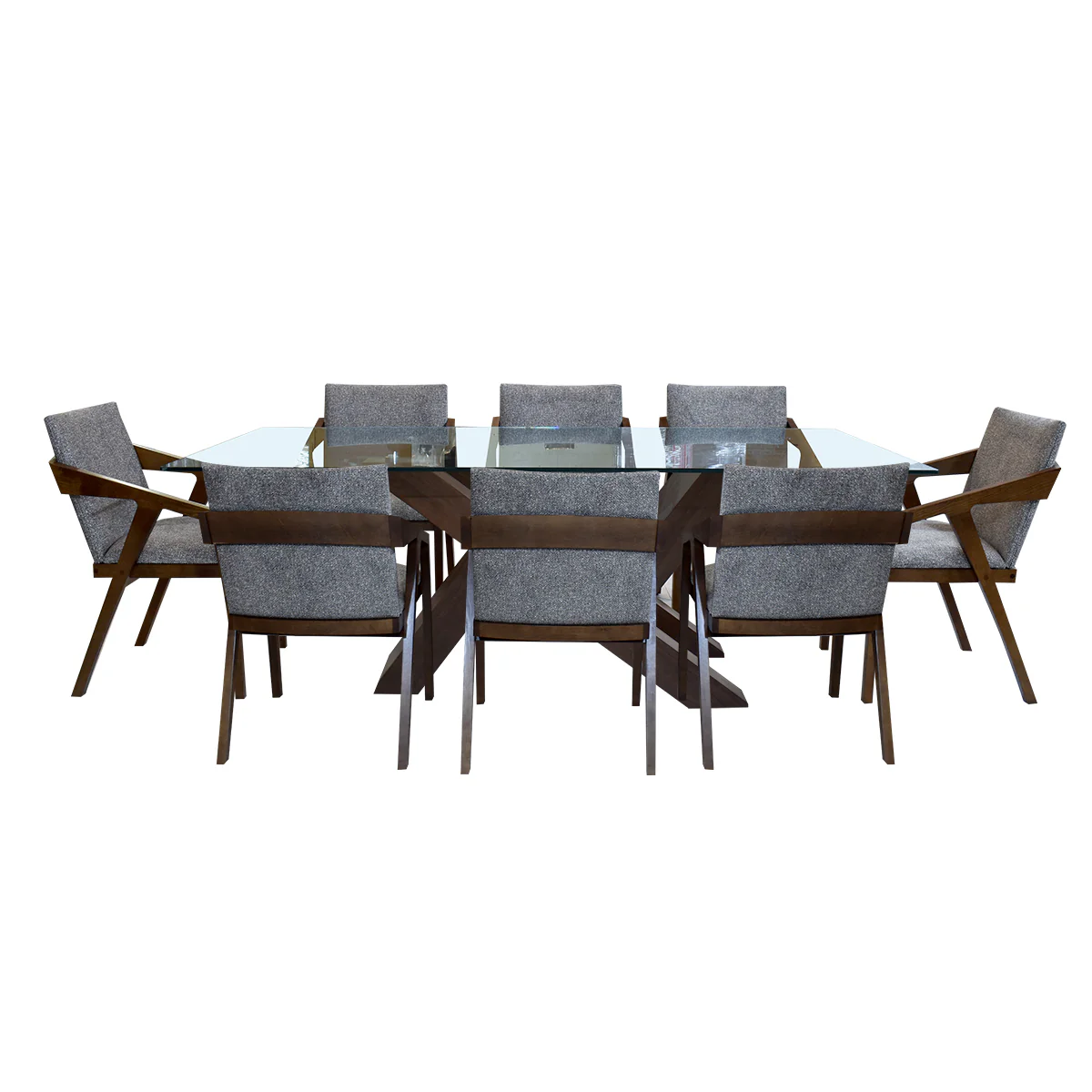 Comedor Howard - 8 personas - Cristal - Image 3