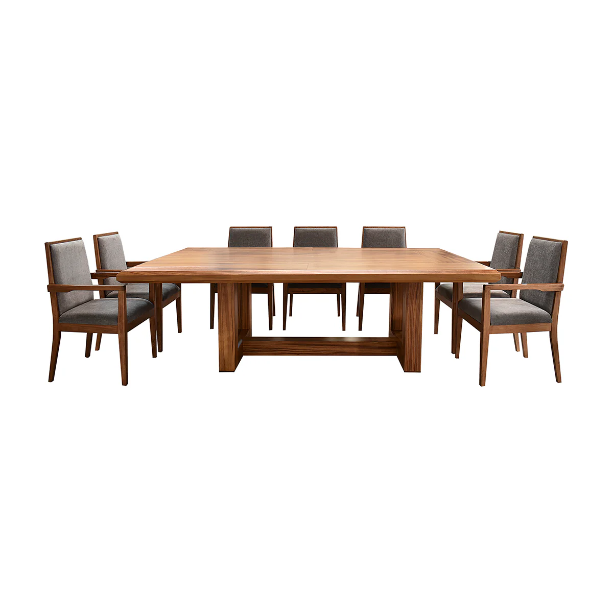 Comedor London - Parota 10  Sillas Gris - Image 4