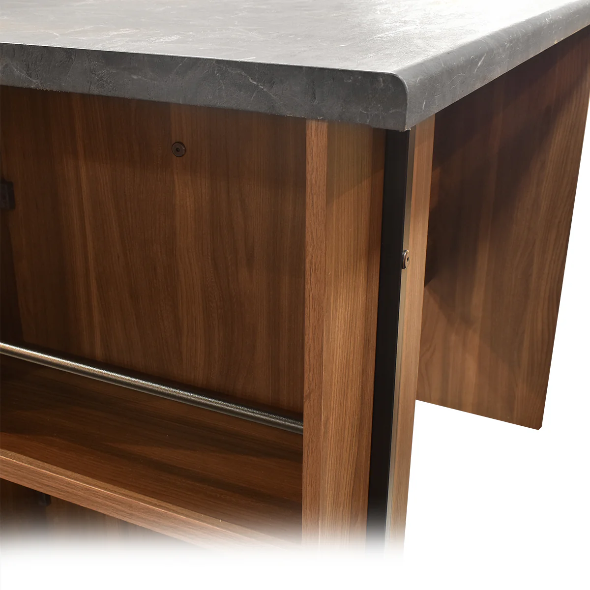 Desayunador Corey - 4 Personas - Formaica Melamina Gris - Image 7