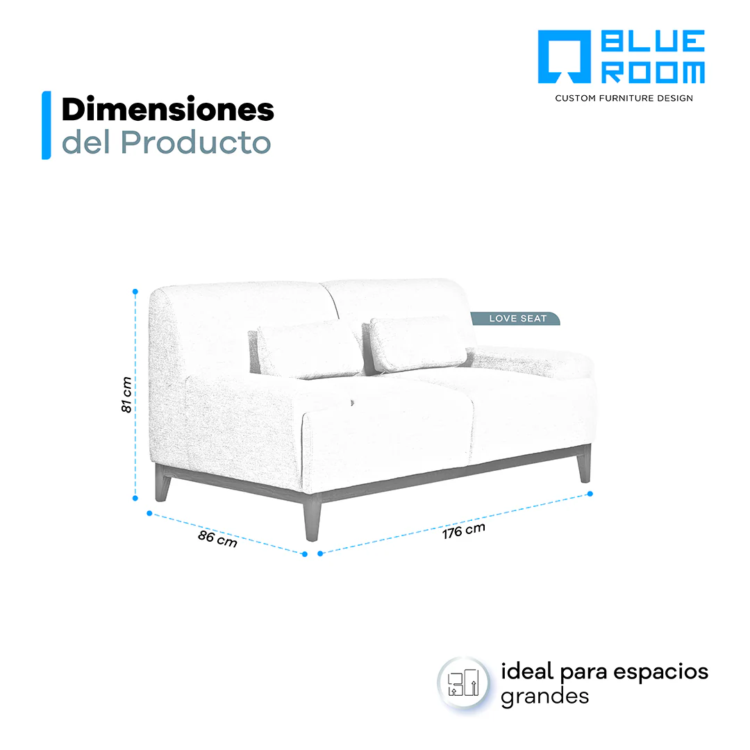 Love Seat Aero - Daca Beige - Image 7