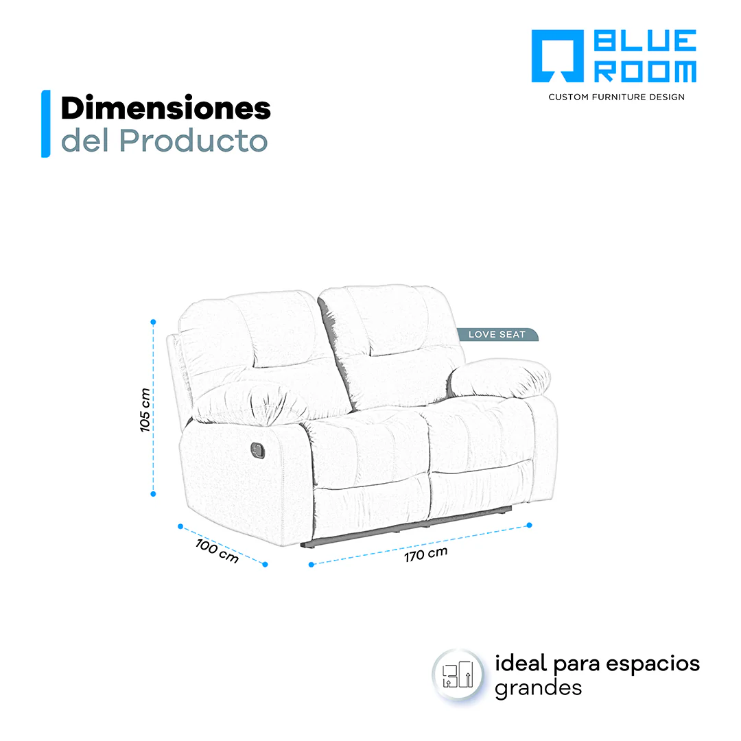 Love Seat Robin Rusia Beige - Image 11