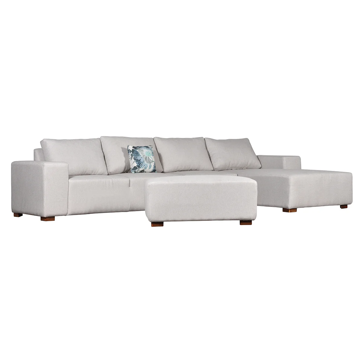 Sala Nativo   4 pzas - Oslo Humo - Chaise Derecho - Image 3