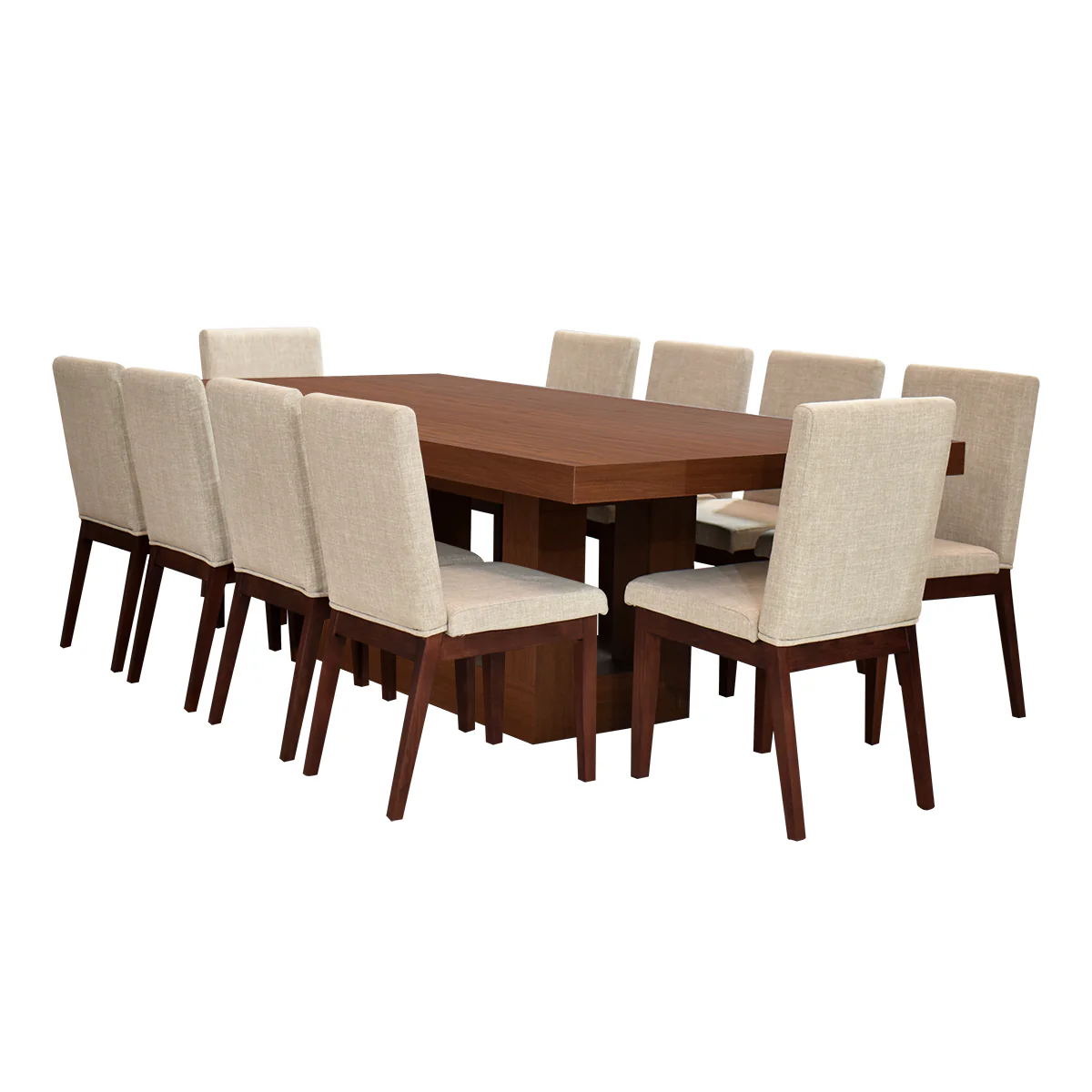 Comedor Armenia-Tzalam 10 Sillas Beige - Image 3