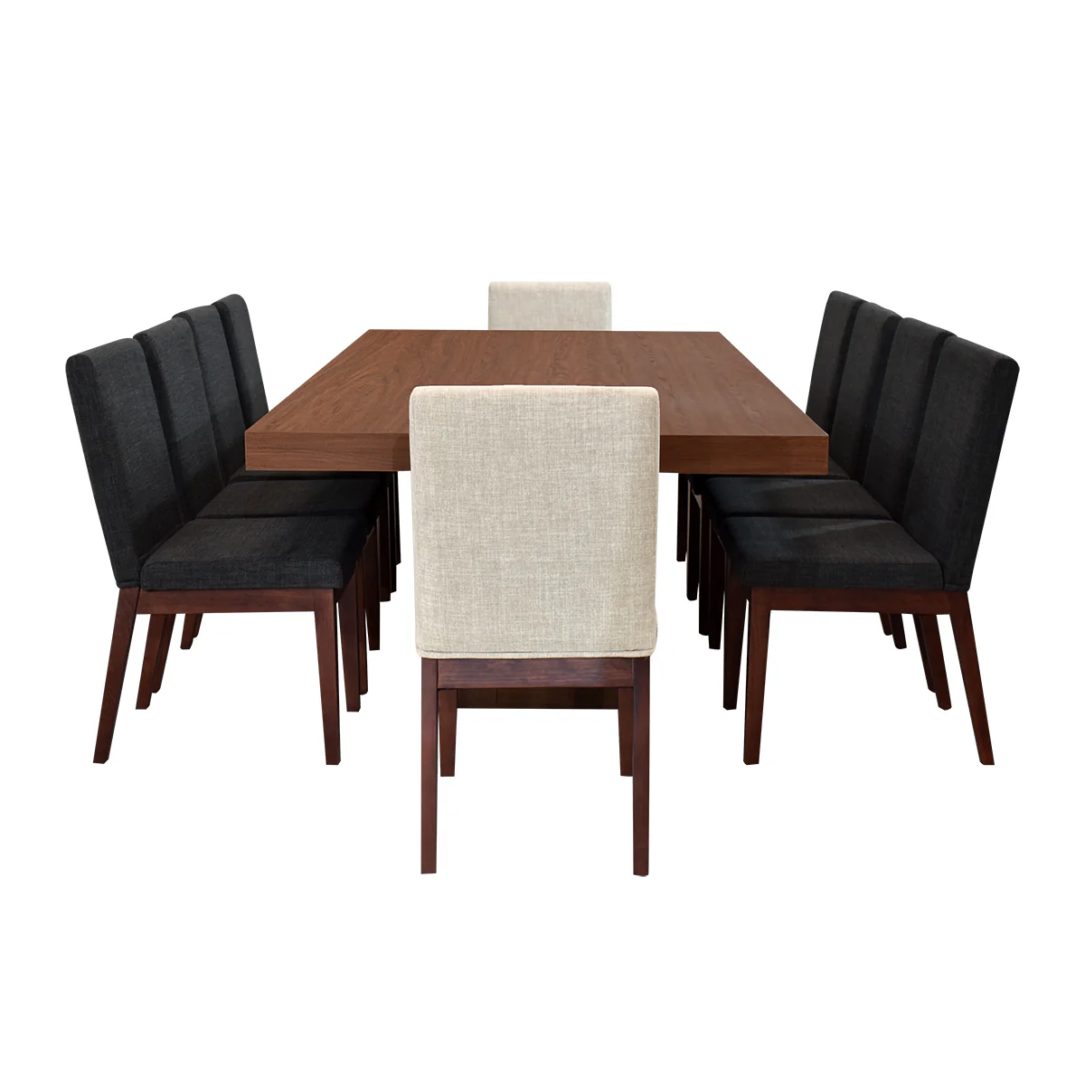 Comedor Armenia-Tzalam 2 Sillas Beige y 8 Sillas Smoke - Image 6