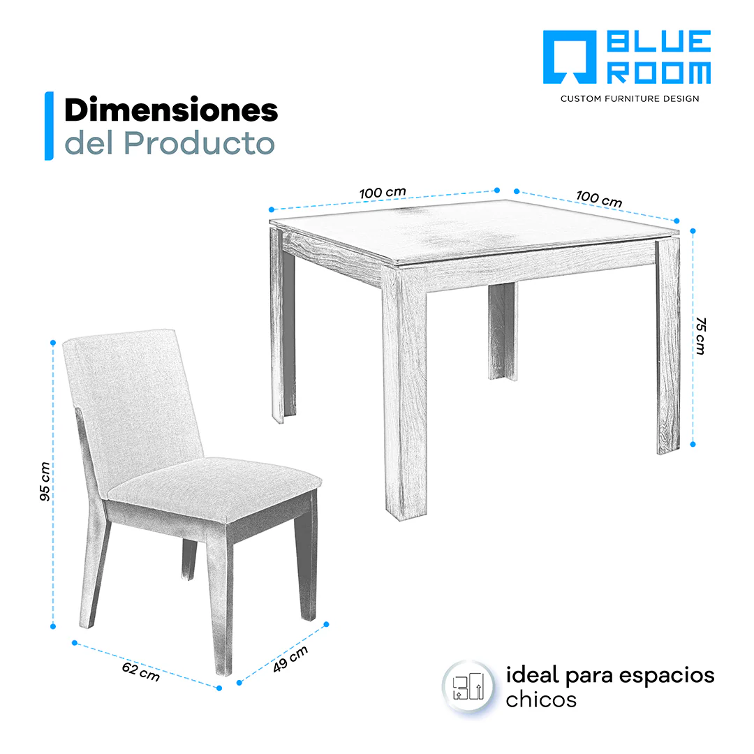 Comedor Rubí 4 Sillas - Image 3