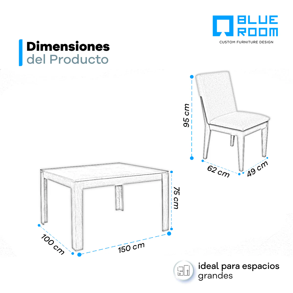 Comedor Rubí 6 Sillas - Image 3