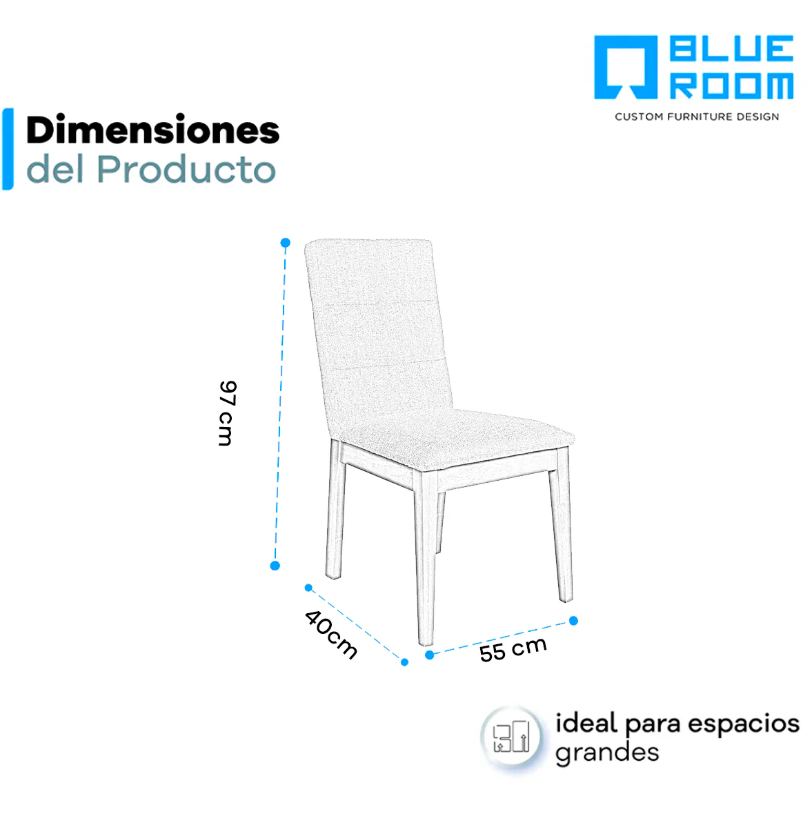 Silla Harmony Flax - Nogal Claro - Image 8