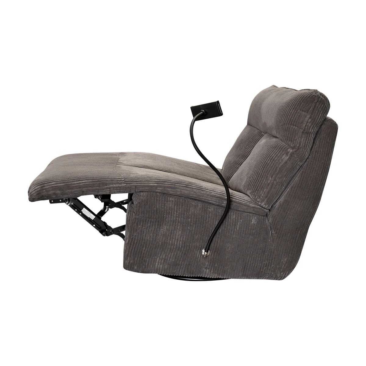 Sillón Giratorio Mecedora Reclinable de Tela Belle Sistema Manual -Lincoln Elephant - Image 10