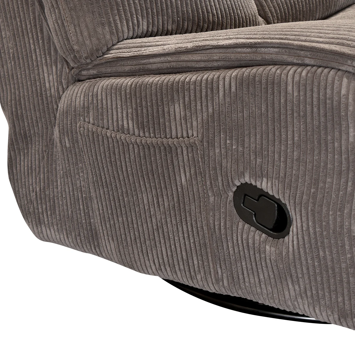 Sillón Giratorio Mecedora Reclinable de Tela Belle Sistema Manual -Lincoln Elephant - Image 13