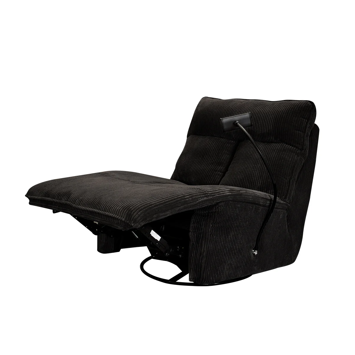 Sillón Giratorio Mecedora Reclinable de Tela Belle Sistema Manual -Lincoln Elephant - Image 22