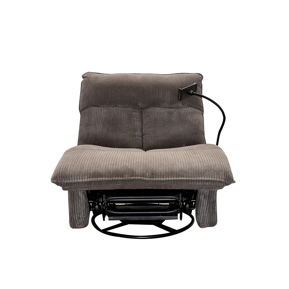 Sillón Giratorio Mecedora Reclinable de Tela Belle Sistema Manual -Lincoln Elephant - Image 3