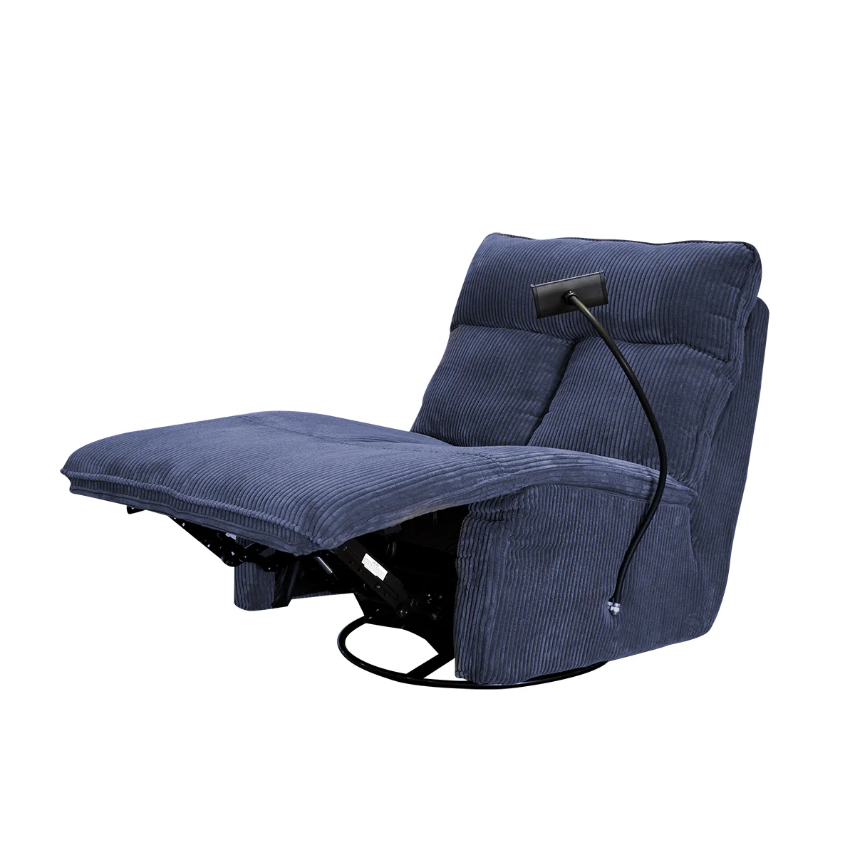 Sillón Giratorio Mecedora Reclinable de Tela Belle Sistema Manual -Lincoln Elephant - Image 33