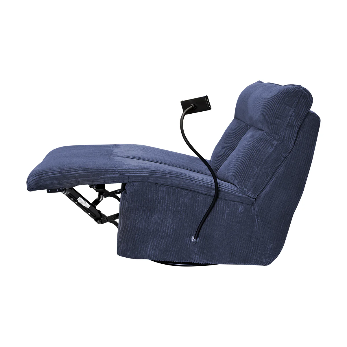 Sillón Giratorio Mecedora Reclinable de Tela Belle Sistema Manual -Lincoln Elephant - Image 36