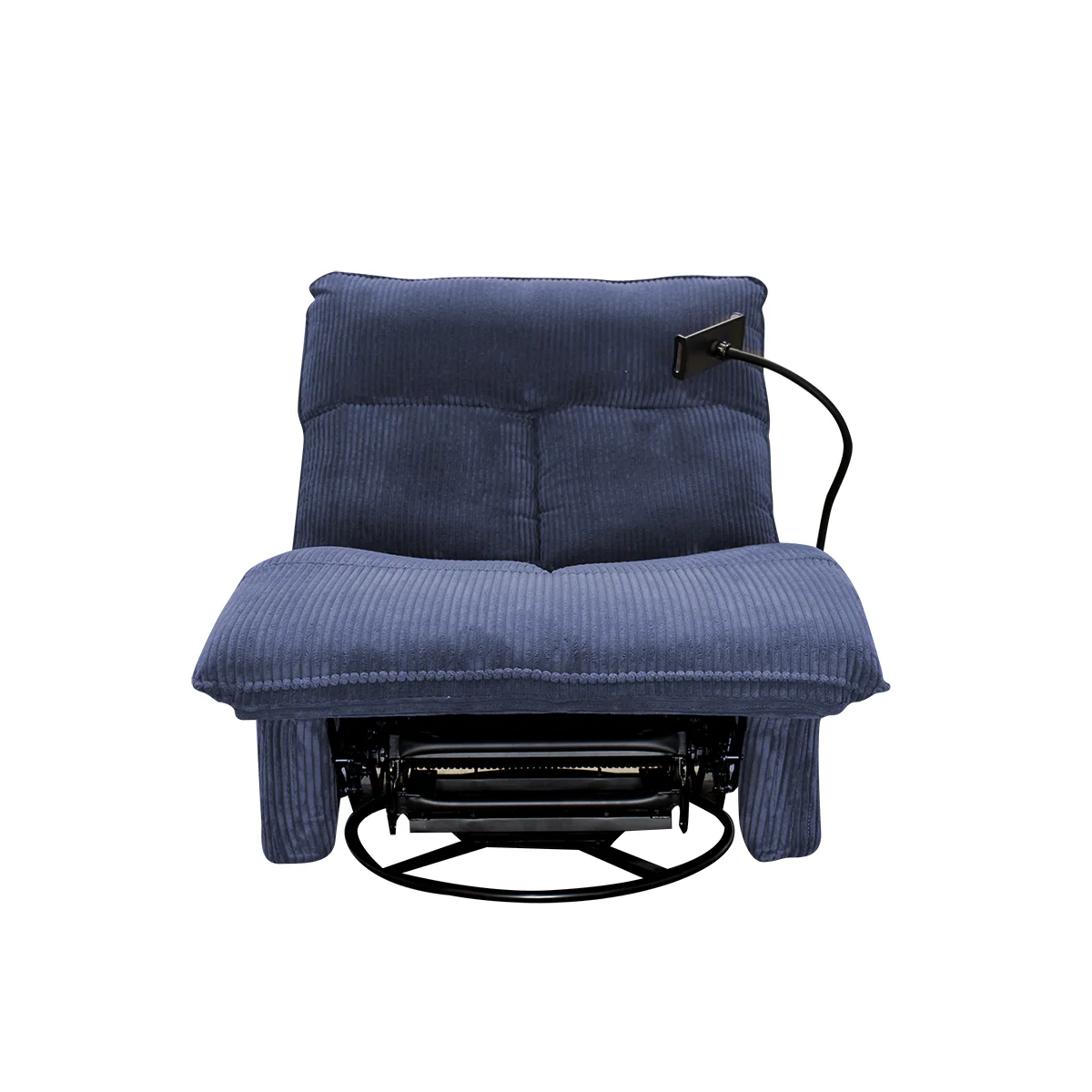 Sillón Giratorio Mecedora Reclinable de Tela Belle Sistema Manual -Lincoln Elephant - Image 38