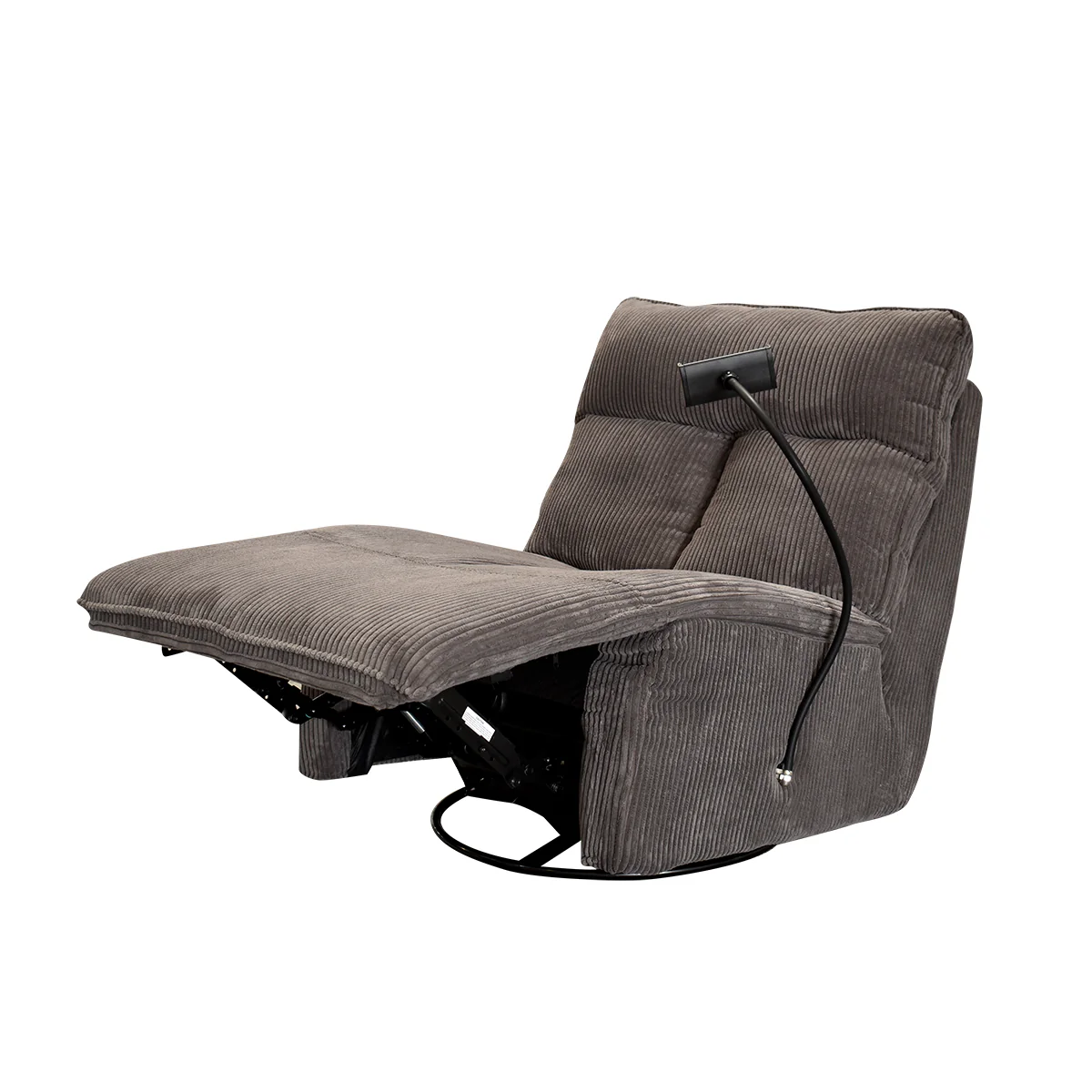 Sillón Giratorio Mecedora Reclinable de Tela Belle Sistema Manual -Lincoln Elephant - Image 4