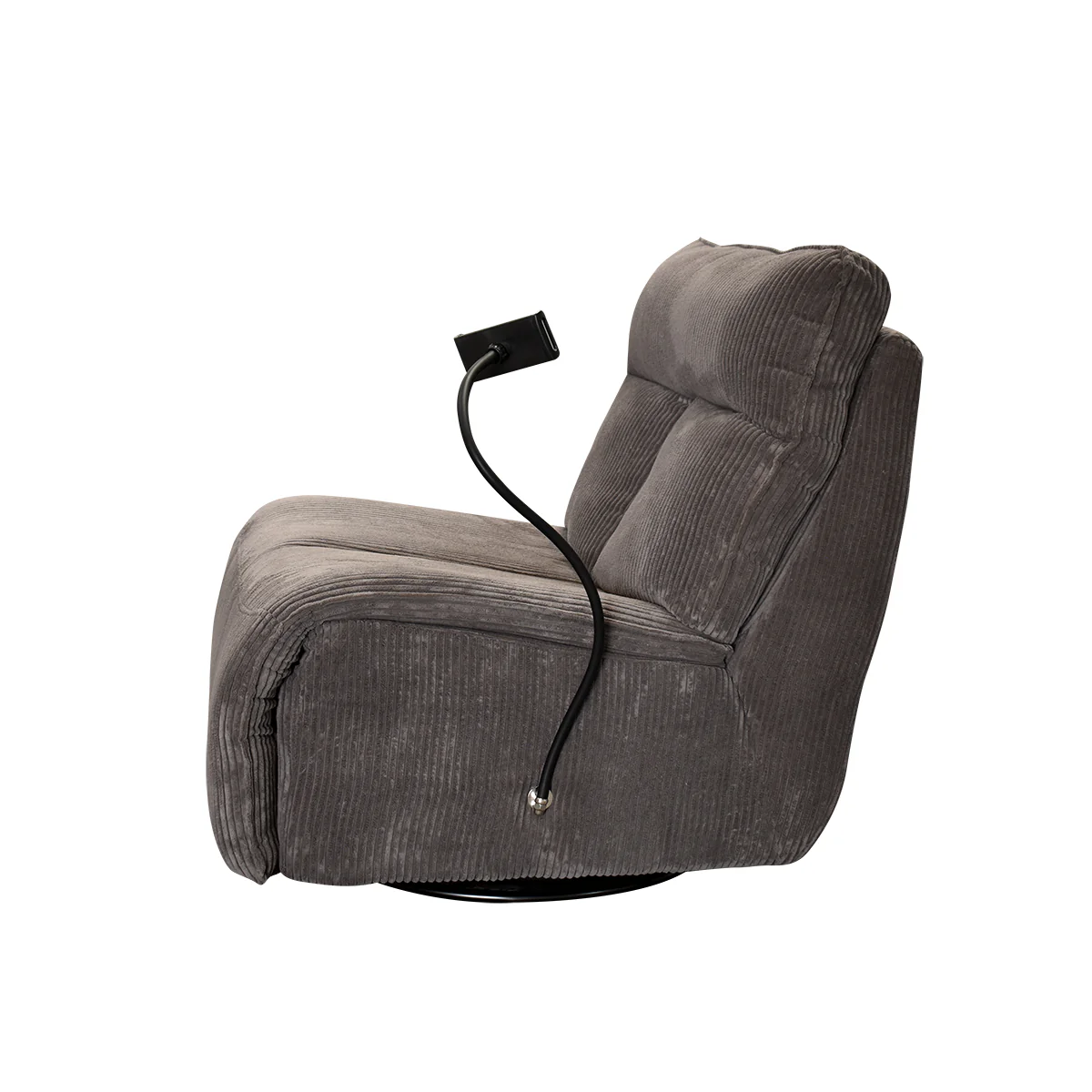 Sillón Giratorio Mecedora Reclinable de Tela Belle Sistema Manual -Lincoln Elephant - Image 9