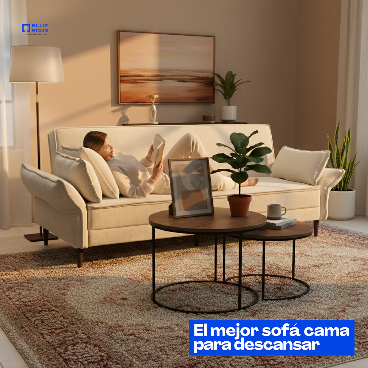 Sofá Cama Livenza - Beige Dusk - Image 3