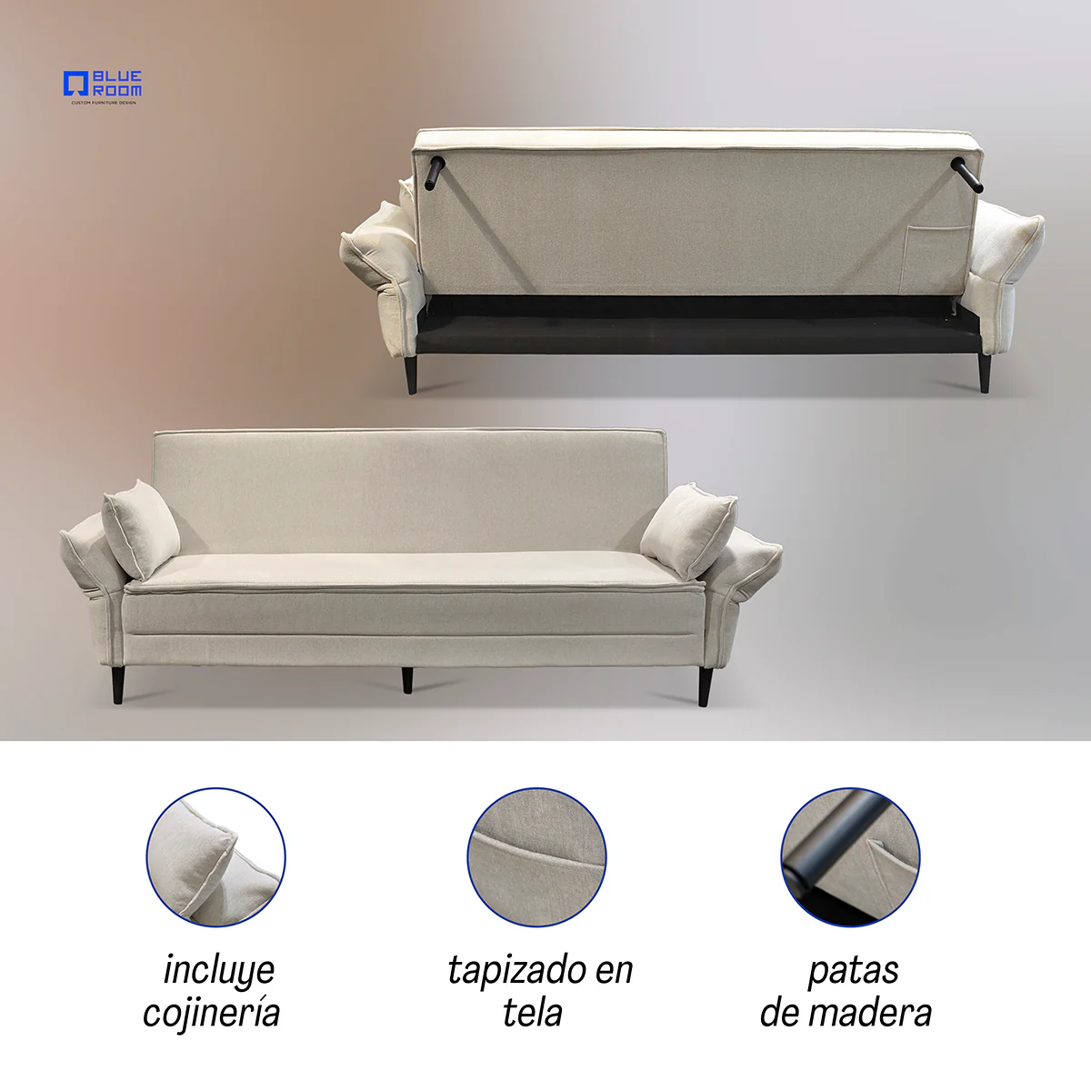 Sofá Cama Livenza - Beige Dusk - Image 5