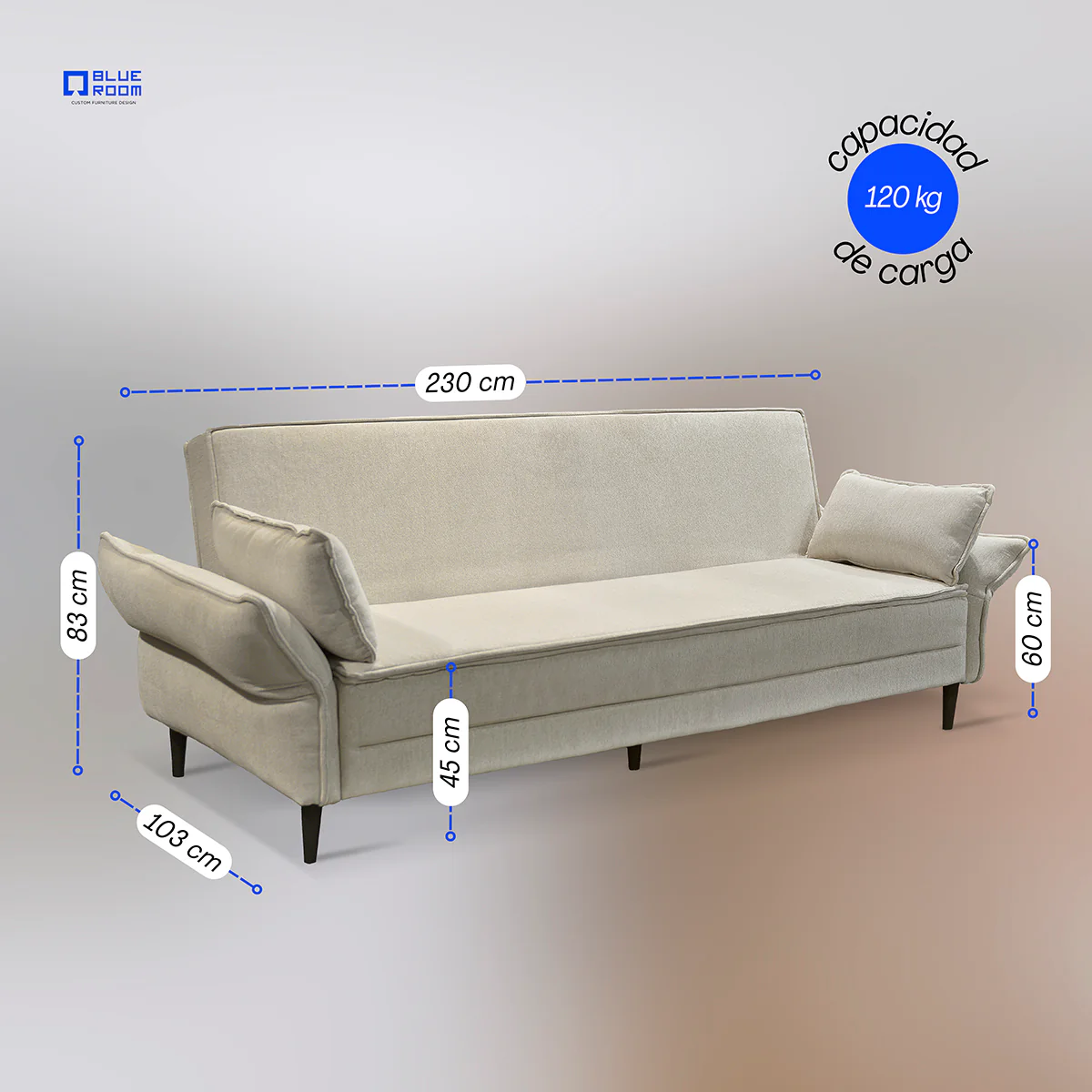 Sofá Cama Livenza - Beige Dusk - Image 6